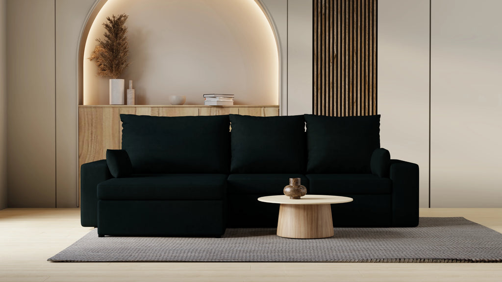 Kubo XL narożnik do salonu – rozkładany, z pojemnikiem