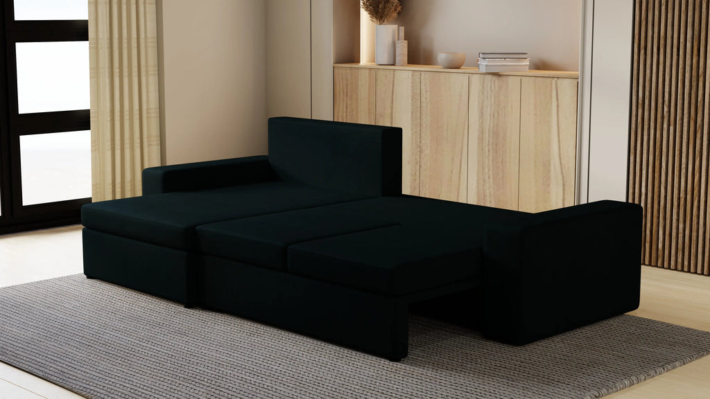 Kubo XL narożnik do salonu – rozkładany, z pojemnikiem