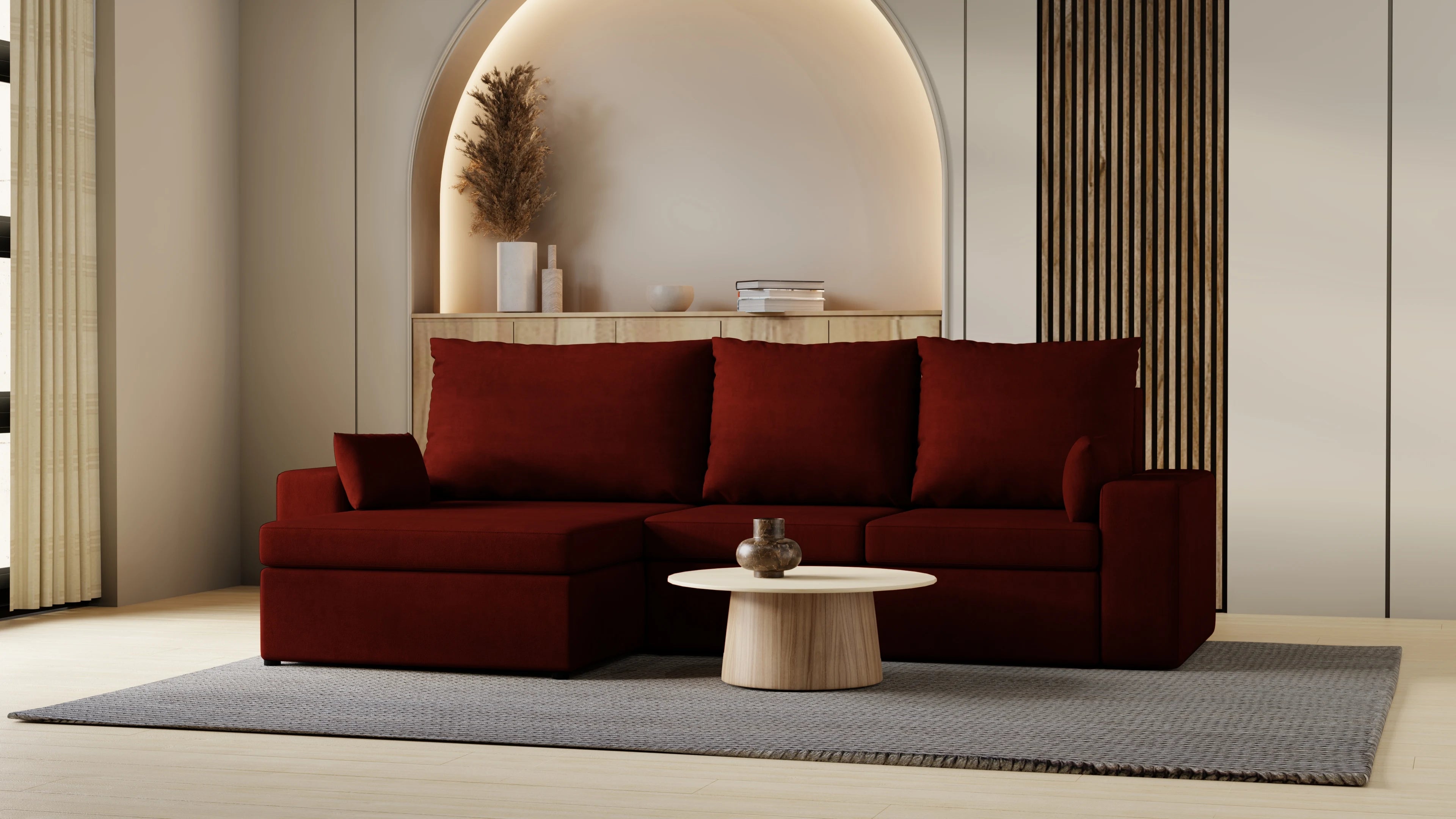 Kubo XL narożnik do salonu – rozkładany, z pojemnikiem