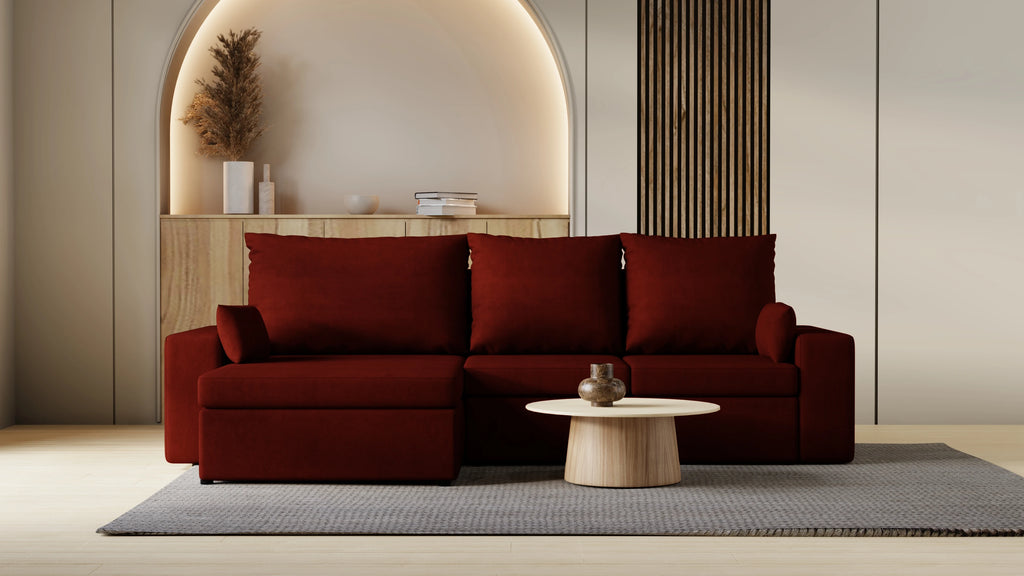 Kubo XL narożnik do salonu – rozkładany, z pojemnikiem