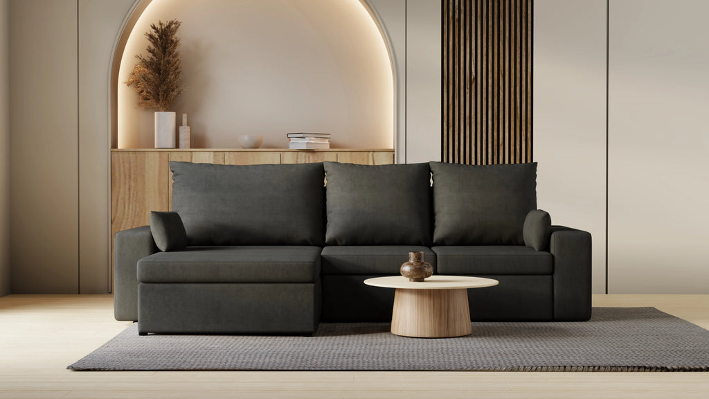 Kubo XL narożnik do salonu – rozkładany, z pojemnikiem