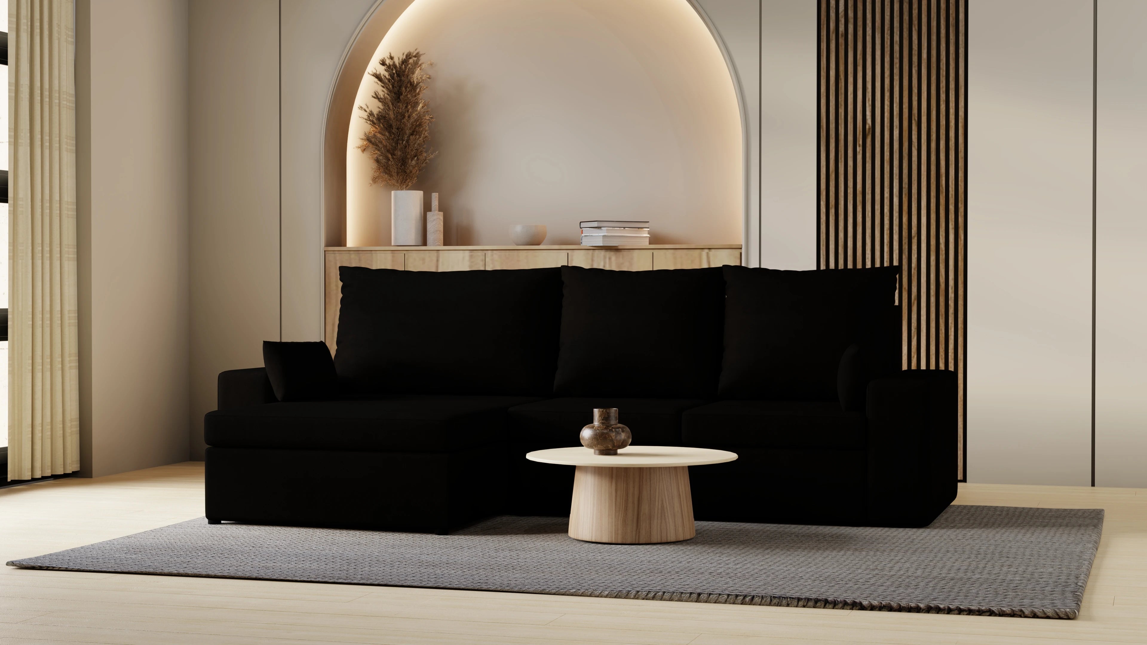 Kubo XL narożnik do salonu – rozkładany, z pojemnikiem