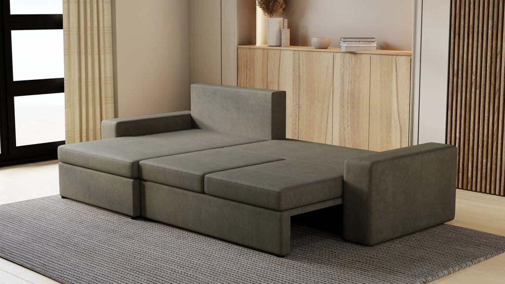 Kubo XL narożnik do salonu – rozkładany, z pojemnikiem