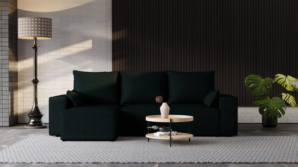 Narożnik Nexo – uniwersalny, rozkładany, z pojemnikiem