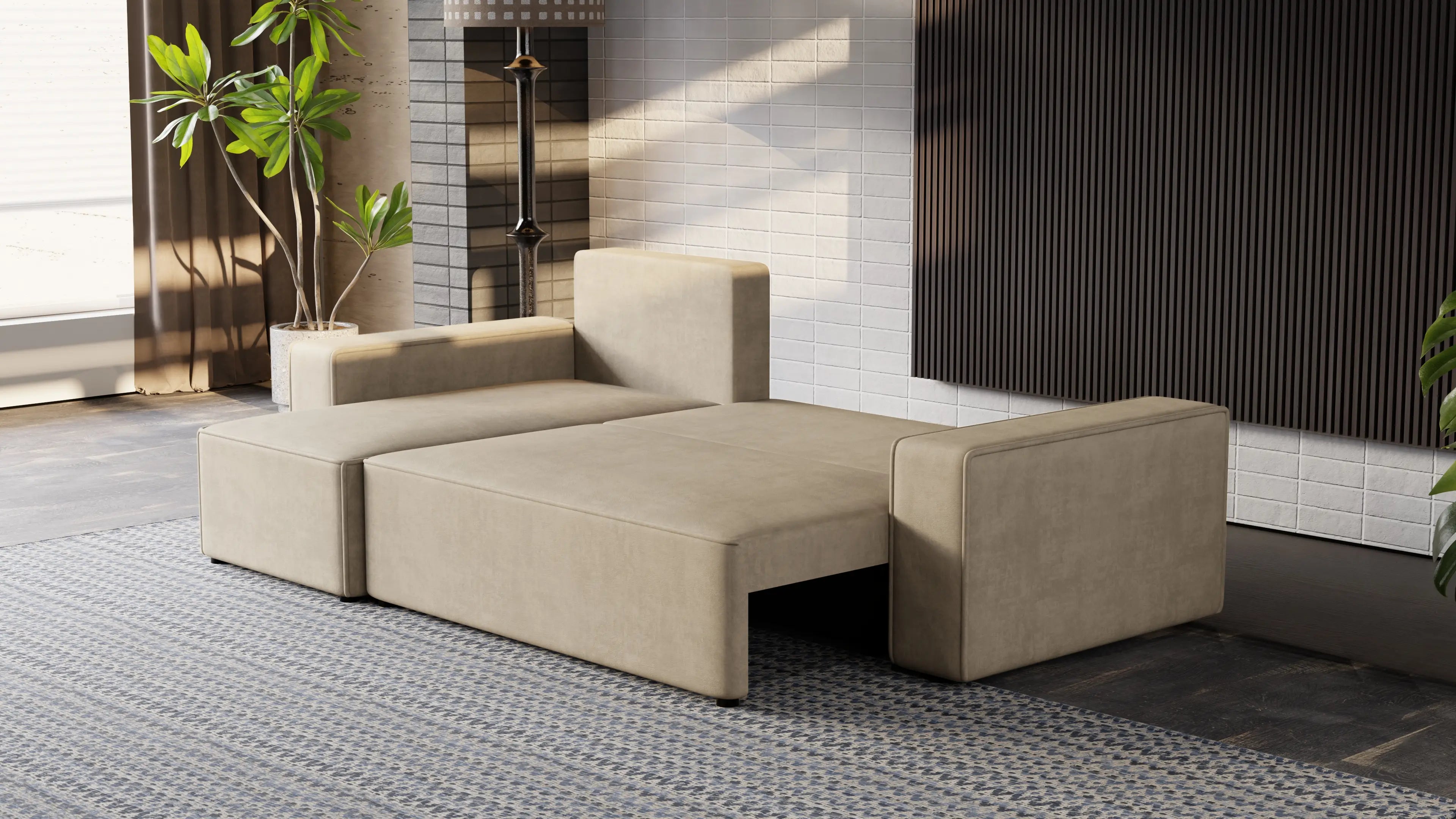 Narożnik Nexo – uniwersalny, rozkładany, z pojemnikiem