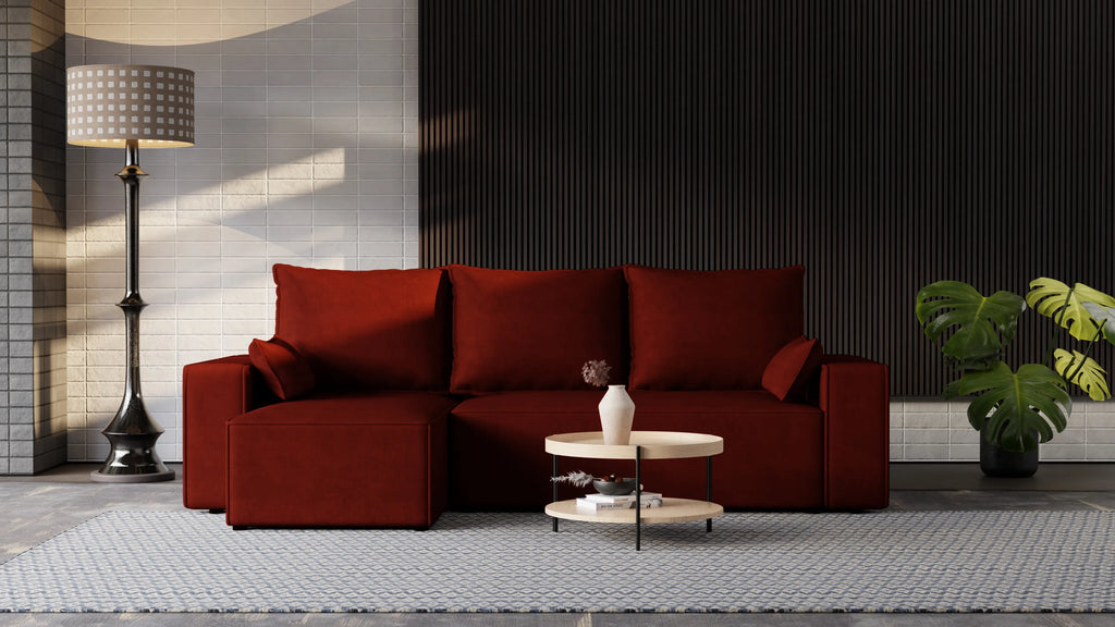 Narożnik Nexo – uniwersalny, rozkładany, z pojemnikiem