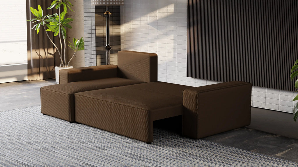 Narożnik Nexo L uniwersalny – funkcja spania, pojemnik na pościel