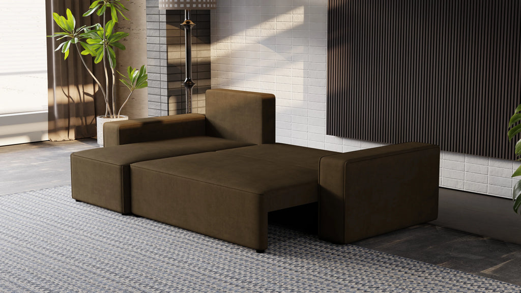 Narożnik Nexo – uniwersalny, rozkładany, z pojemnikiem