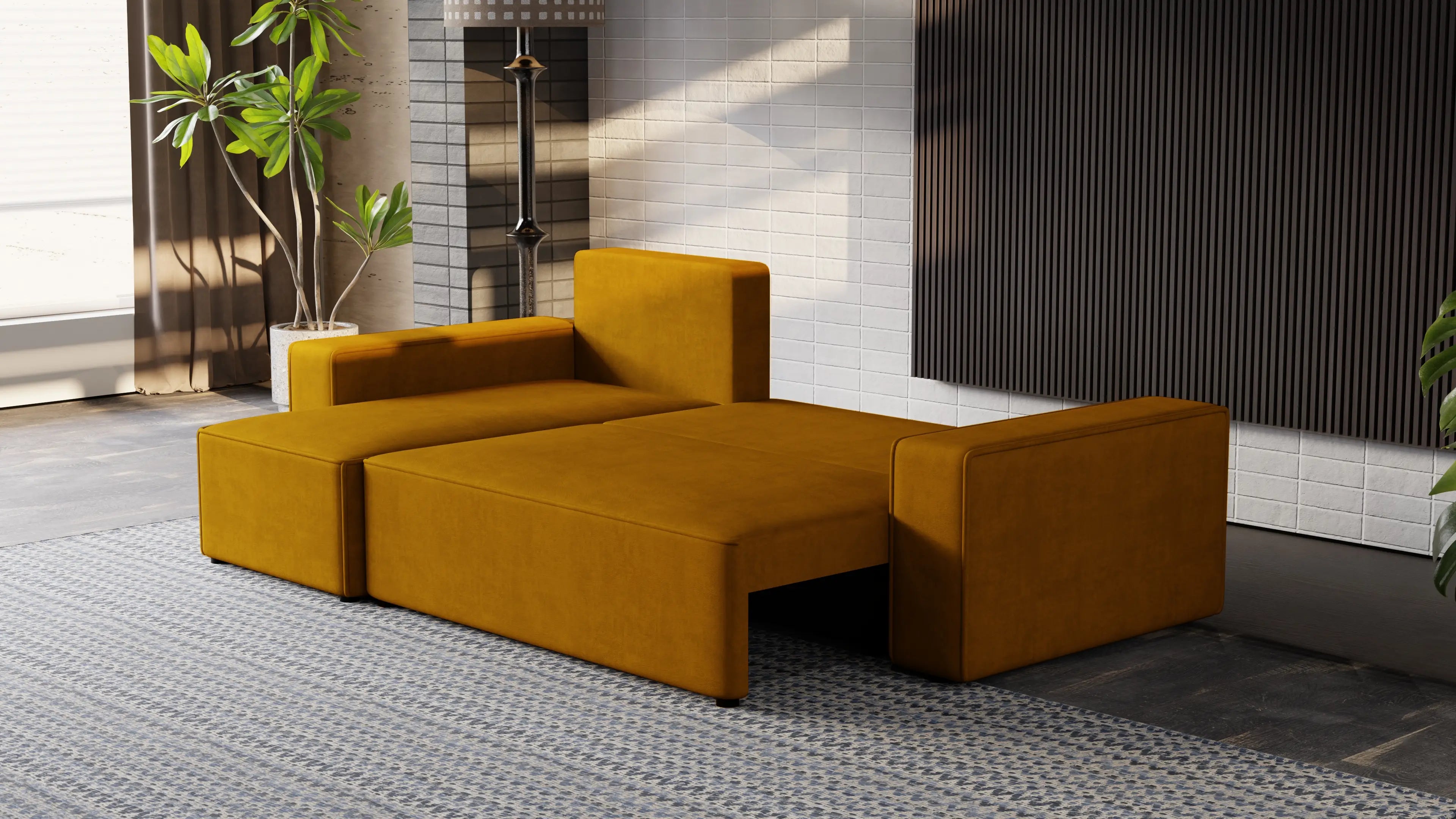 Narożnik Nexo – uniwersalny, rozkładany, z pojemnikiem