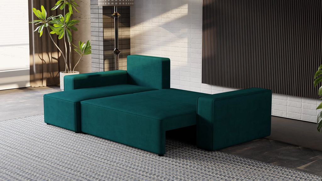 Narożnik Nexo – uniwersalny, rozkładany, z pojemnikiem