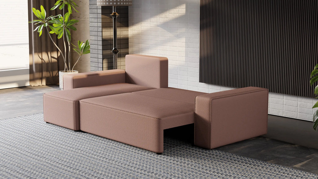 Narożnik Nexo L uniwersalny – funkcja spania, pojemnik na pościel