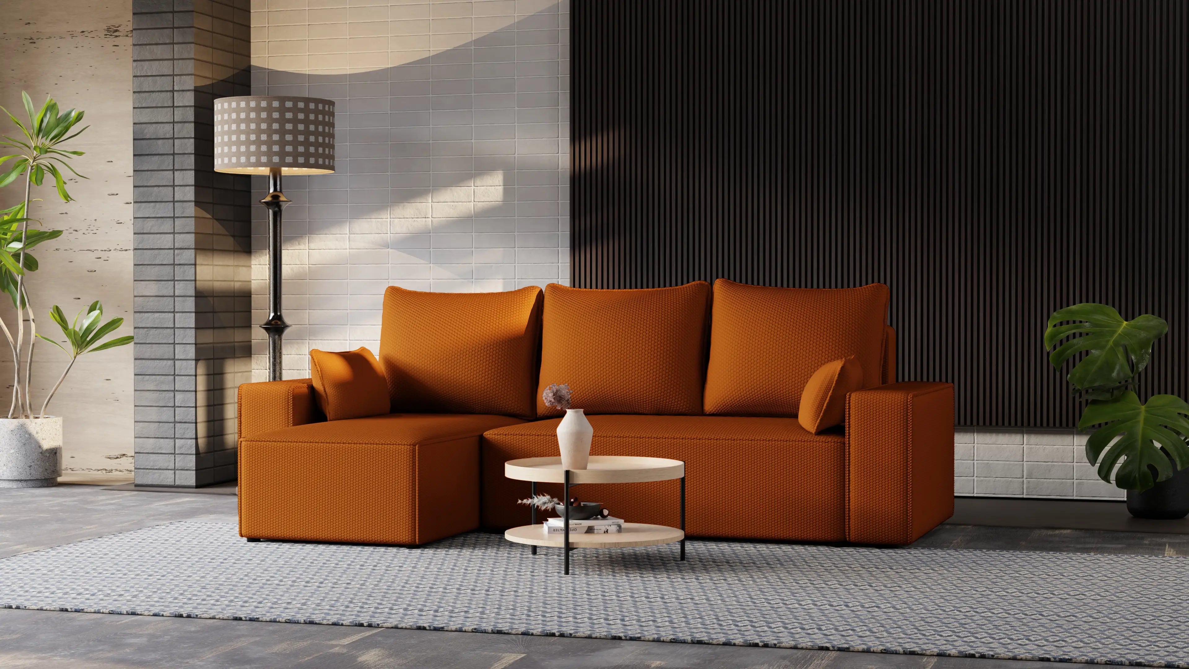 Narożnik Nexo L uniwersalny – funkcja spania, pojemnik na pościel