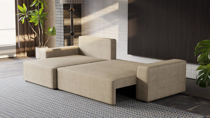 Nexo XL – narożnik XL z funkcją spania 231×130 i pojemnikiem