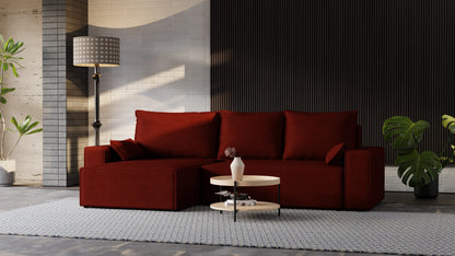 Nexo XL – narożnik XL z funkcją spania 231×130 i pojemnikiem