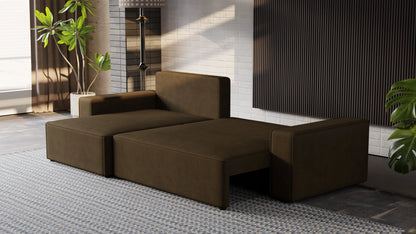 Nexo XL – narożnik XL z funkcją spania 231×130 i pojemnikiem