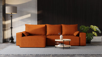 Nexo XL – narożnik XL z funkcją spania 231×130 i pojemnikiem
