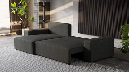 Nexo XL – narożnik XL z funkcją spania 231×130 i pojemnikiem