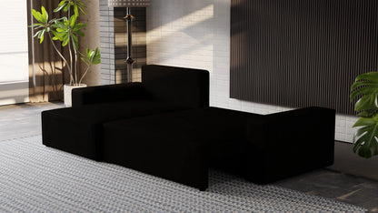 Nexo XL – narożnik XL z funkcją spania 231×130 i pojemnikiem