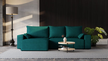 Nexo XL – narożnik XL z funkcją spania 231×130 i pojemnikiem