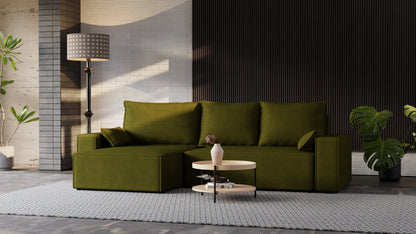 Nexo XL – narożnik XL z funkcją spania 231×130 i pojemnikiem