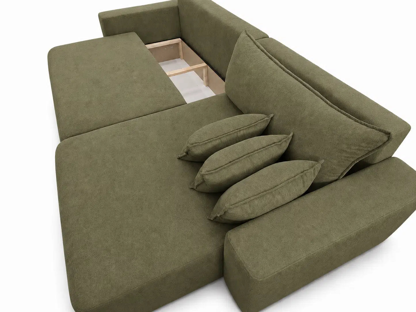 Narożnik SENSO XL 275 cm – rozkładany z funkcją spania i pojemnikiem