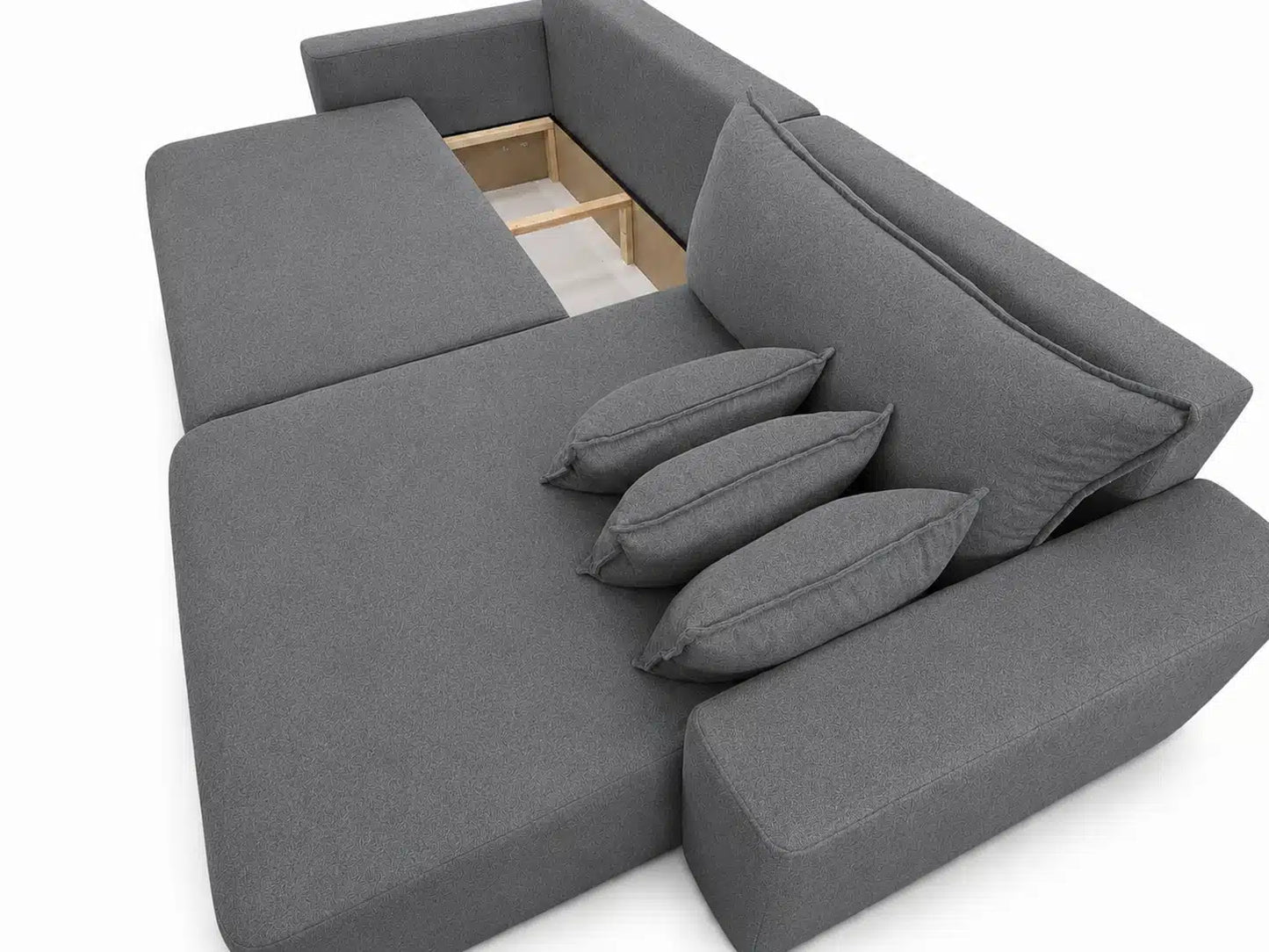 Narożnik SENSO XL 275 cm – rozkładany z funkcją spania i pojemnikiem