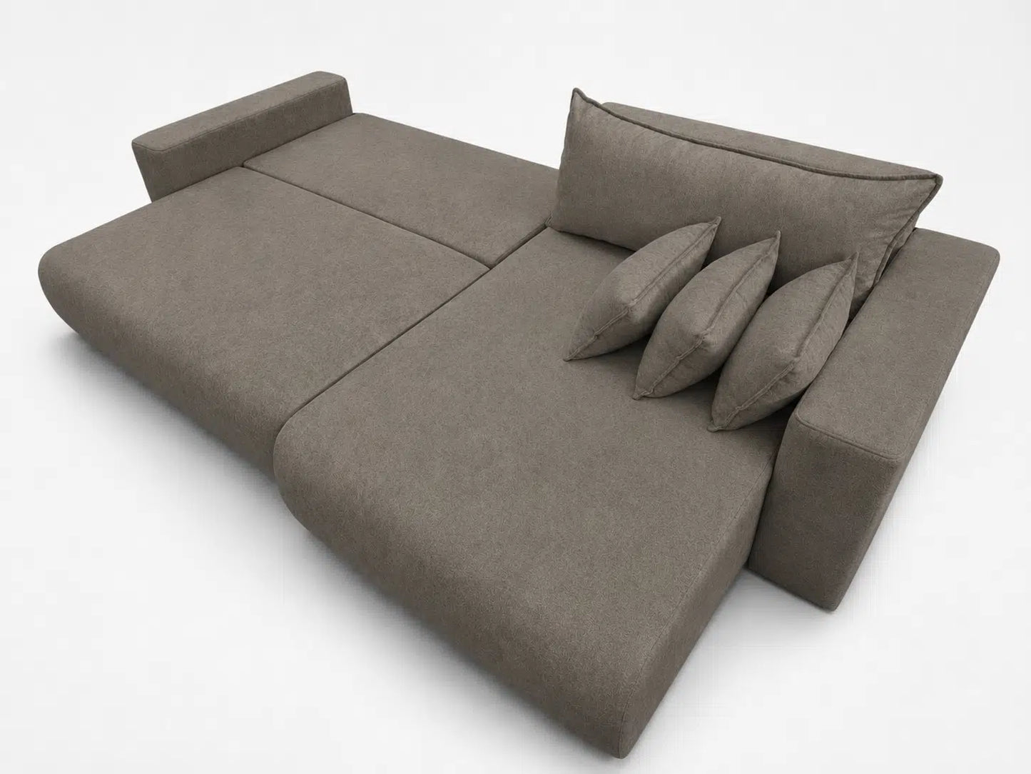 Narożnik SENSO XL 275 cm – rozkładany z funkcją spania i pojemnikiem