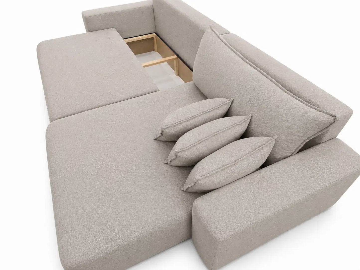 Narożnik SENSO XL 275 cm – rozkładany z funkcją spania i pojemnikiem