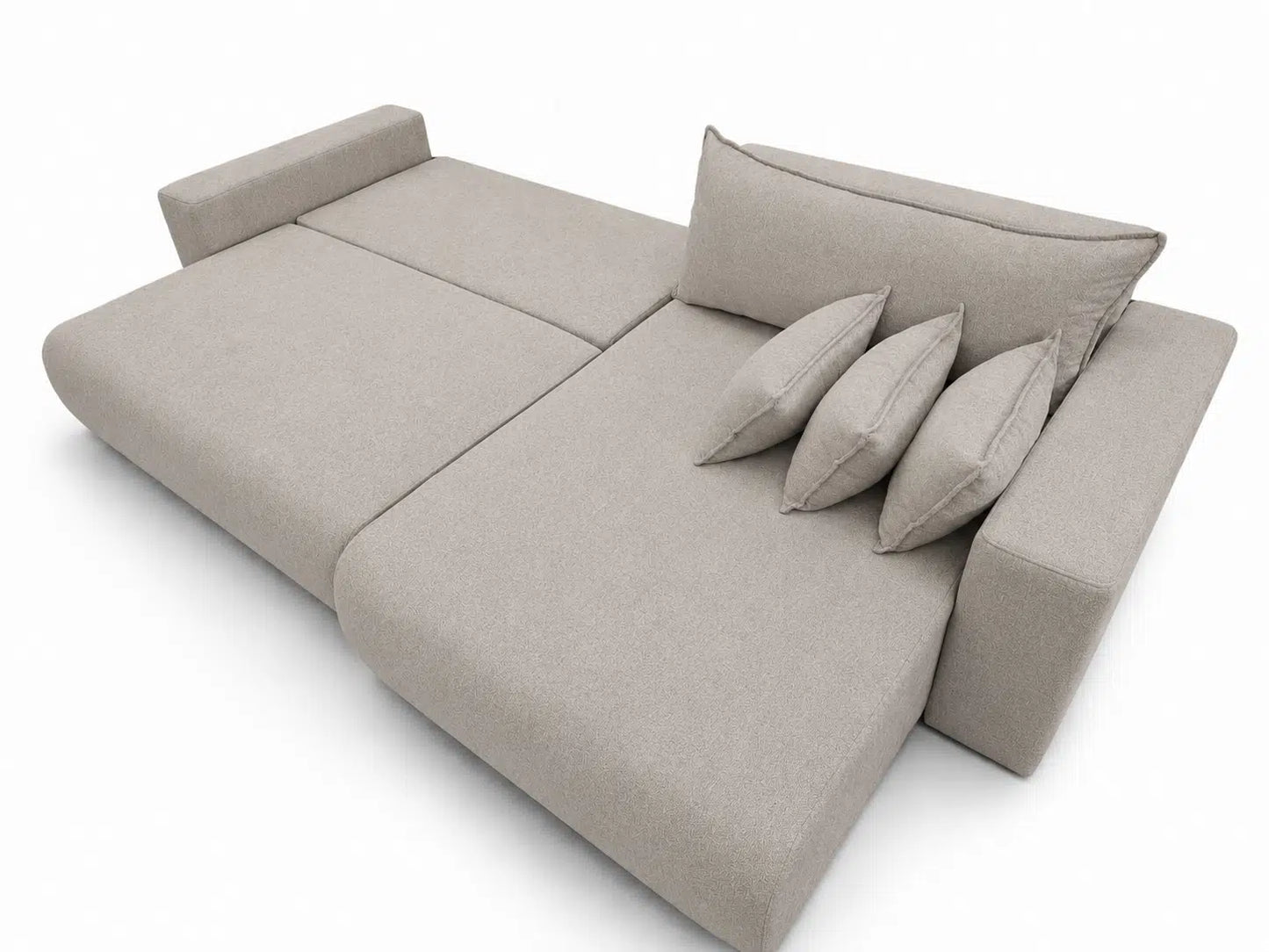 Narożnik SENSO XL 275 cm – rozkładany z funkcją spania i pojemnikiem