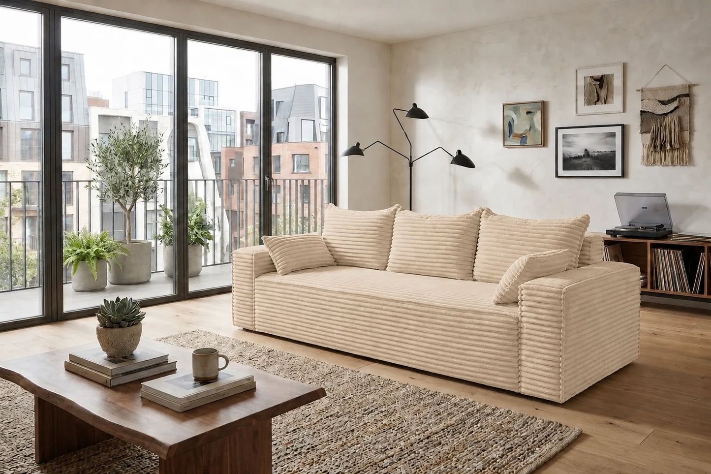 Sofa ELIA z funkcją spania i pojemnikiem