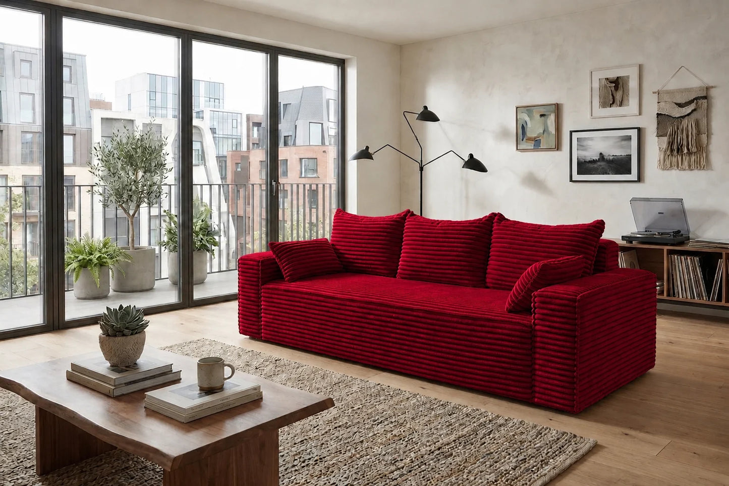 Sofa ELIA z funkcją spania i pojemnikiem