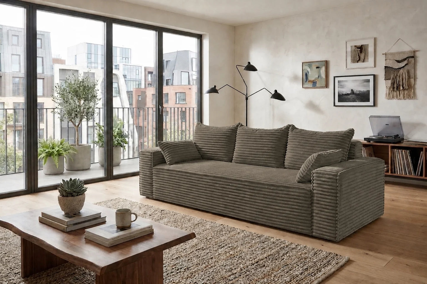 Sofa ELIA z funkcją spania i pojemnikiem