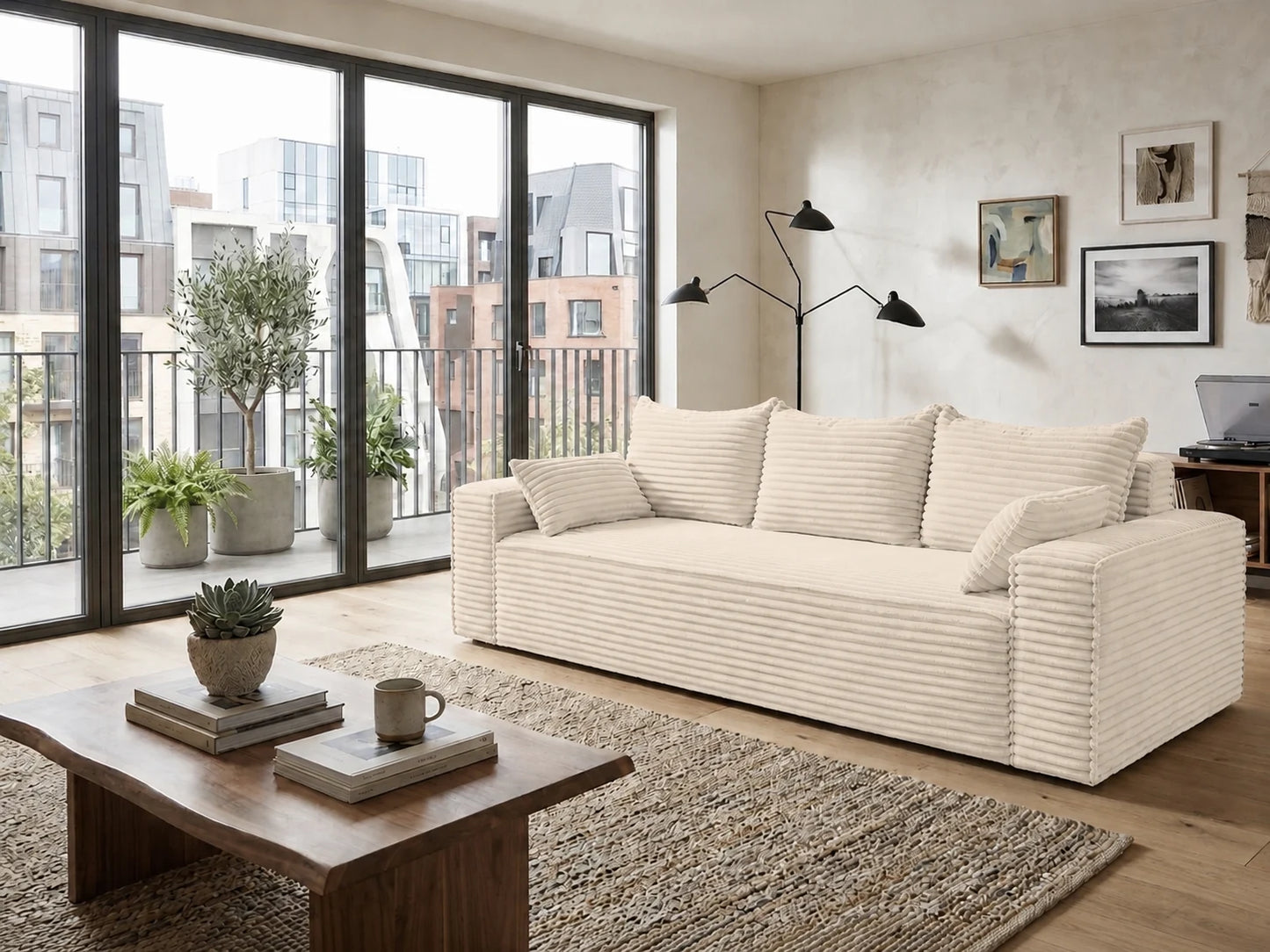 Sofa ELIA z funkcją spania i pojemnikiem