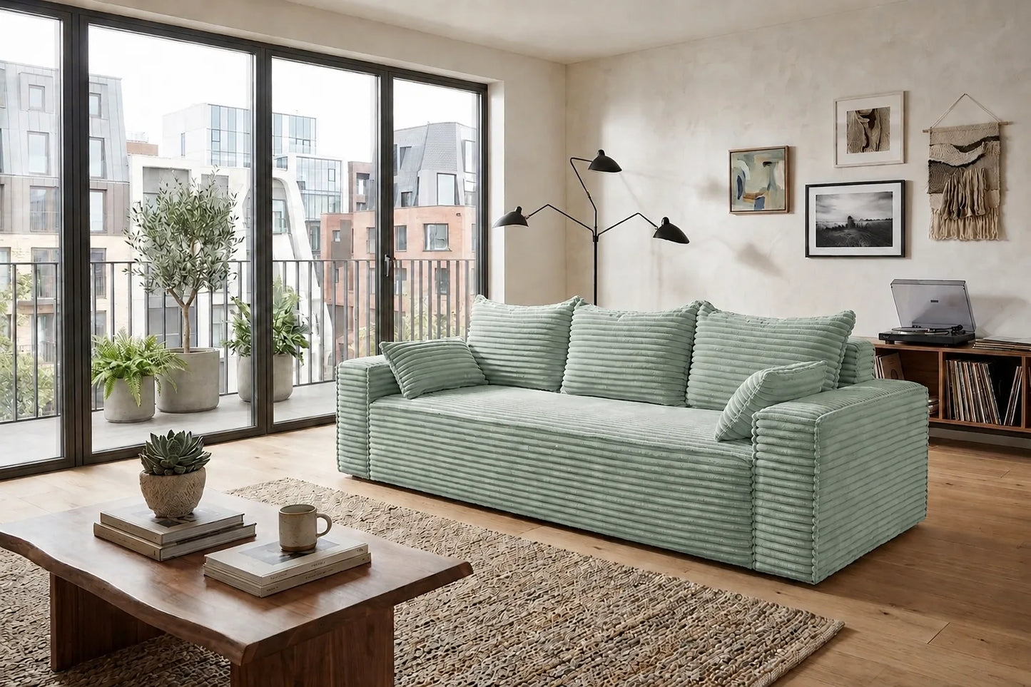 Sofa ELIA z funkcją spania i pojemnikiem