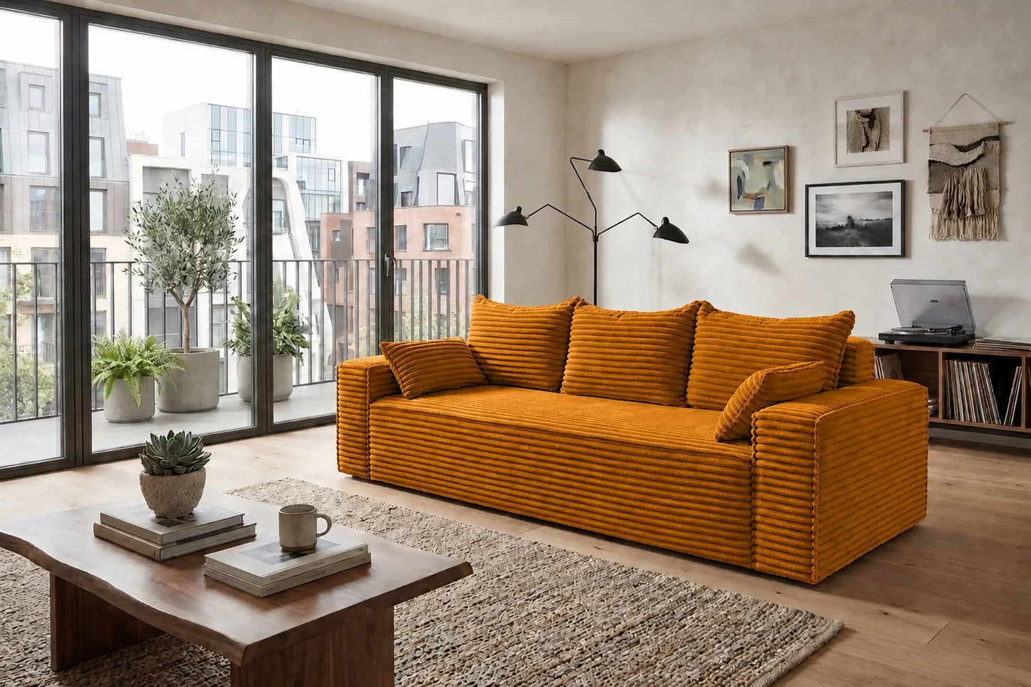 Sofa ELIA z funkcją spania i pojemnikiem