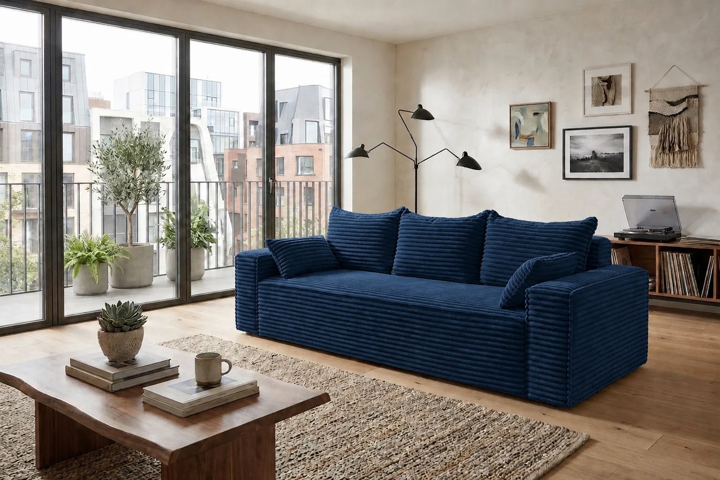 Sofa ELIA z funkcją spania i pojemnikiem