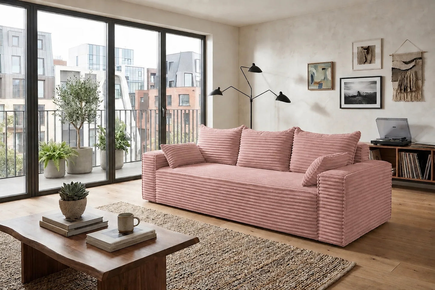 Sofa ELIA z funkcją spania i pojemnikiem