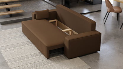Sofa rozkładana LEMA 3-osobowa – Onega łatwoczyszcząca WaterStop