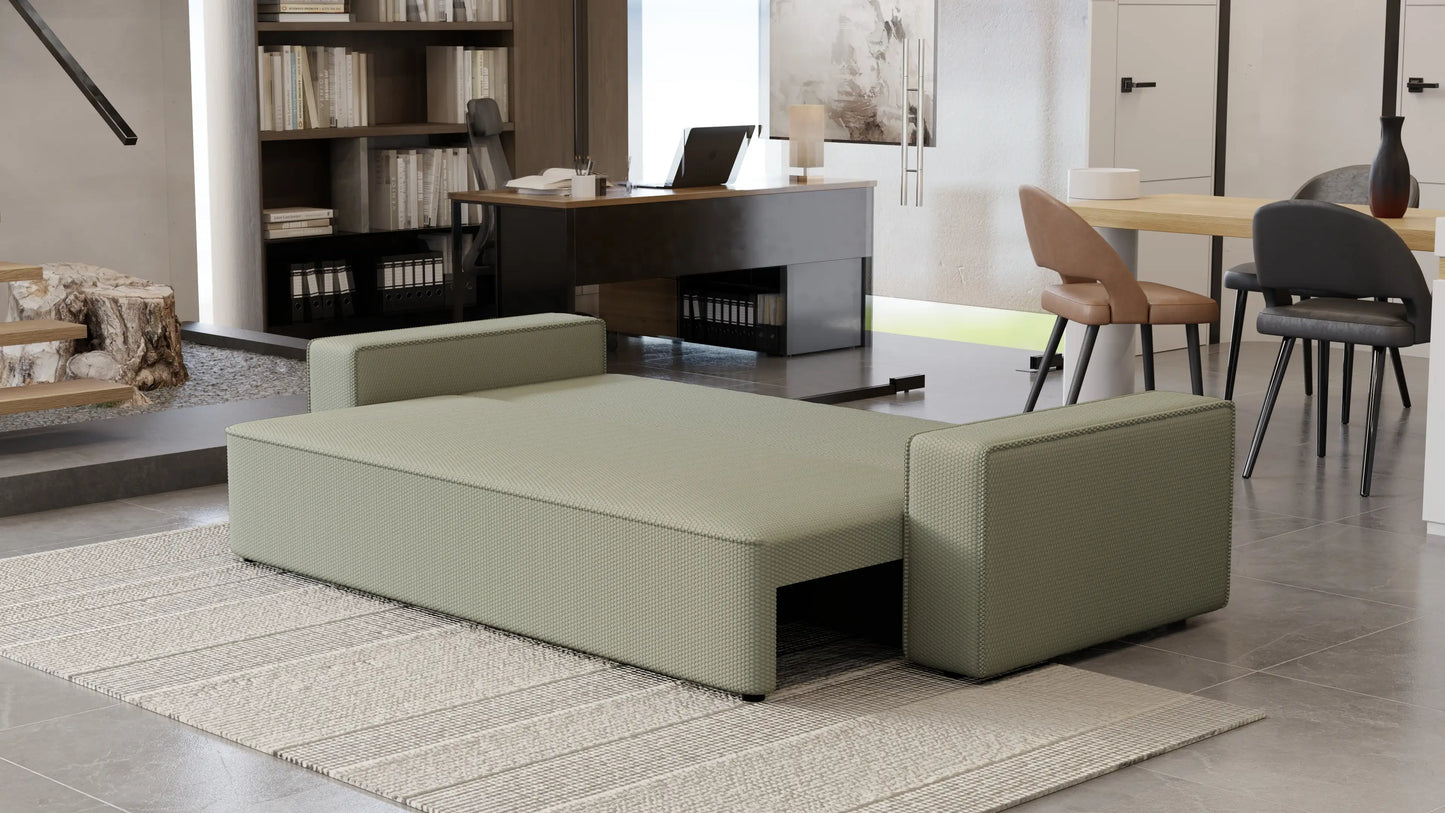 Sofa rozkładana LEMA 3-osobowa – Onega łatwoczyszcząca WaterStop