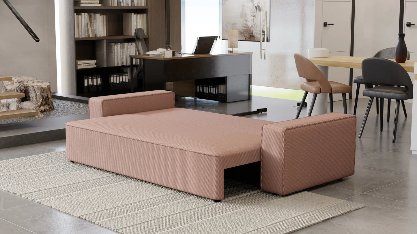 Sofa rozkładana LEMA 3-osobowa – Onega łatwoczyszcząca WaterStop