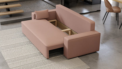 Sofa rozkładana LEMA 3-osobowa – Onega łatwoczyszcząca WaterStop