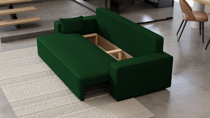 Sofa rozkładana LEMA 3-osobowa – Onega łatwoczyszcząca WaterStop