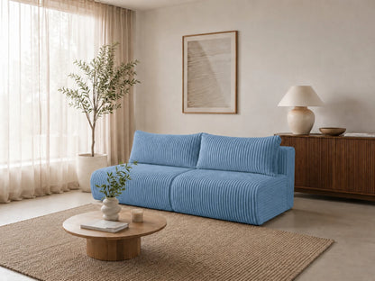Sofa Loren 200 cm z funkcją spania – gruby sztruks Ambience