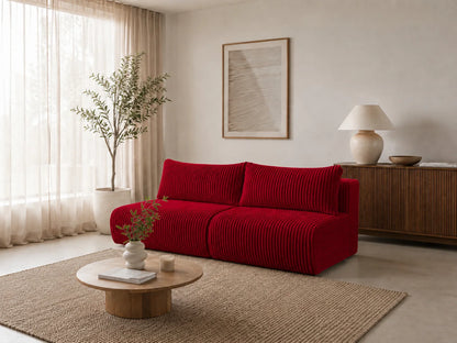 Sofa Loren 200 cm z funkcją spania – gruby sztruks Ambience