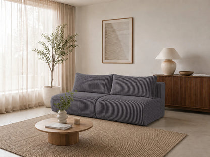 Sofa Loren 200 cm z funkcją spania – gruby sztruks Ambience