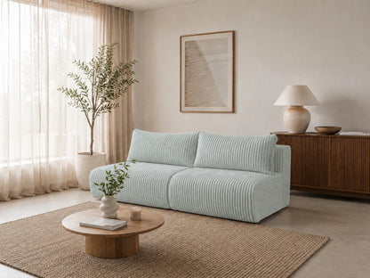 Sofa Loren 200 cm z funkcją spania – gruby sztruks Ambience