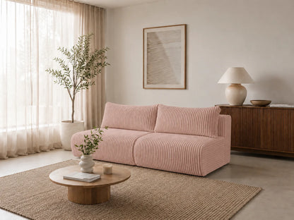 Sofa Loren 200 cm z funkcją spania – gruby sztruks Ambience