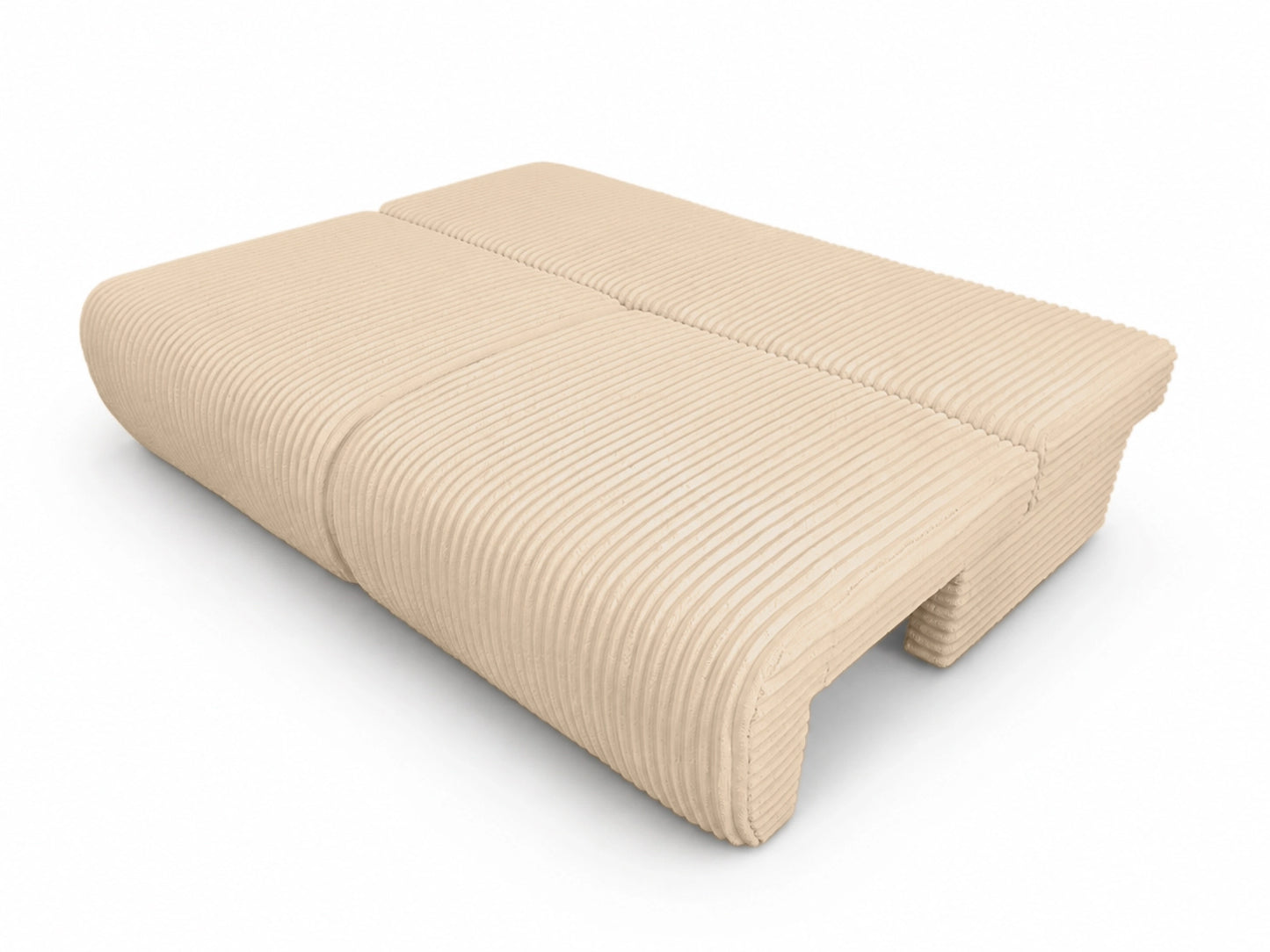 Sofa Loren 200 cm z funkcją spania – gruby sztruks Ambience