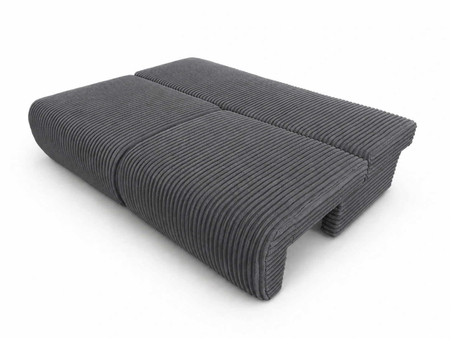 Sofa Loren 200 cm z funkcją spania – gruby sztruks Ambience