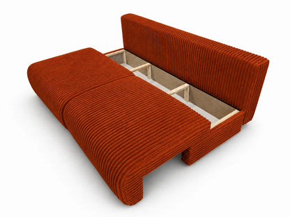 Sofa Loren 200 cm z funkcją spania – gruby sztruks Ambience